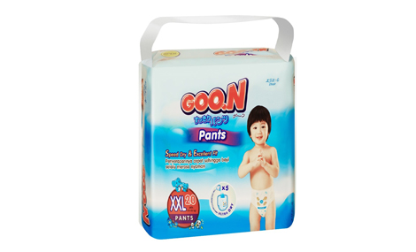 Bỉm quần JUMBO GOON Slim size XXL - 20 miếng (cho bé 13 - 25kg)
