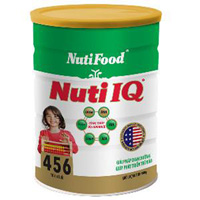 Sữa bột Nuti IQ 456 - 400g dành cho trẻ em 3 - 6 tuổi