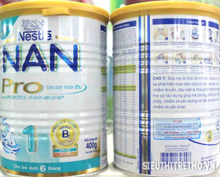 Sữa bột Nestle Nan 1 Pro 400g