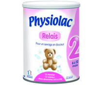 Sữa bột Physiolac số 2 400g cho trẻ sơ sinh từ 6 - 12 tháng tuổi