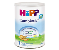 Sữa bột ăn dặm HiPP số 1 Combiotic Organic 350g cho trẻ 4 tháng tuổi 