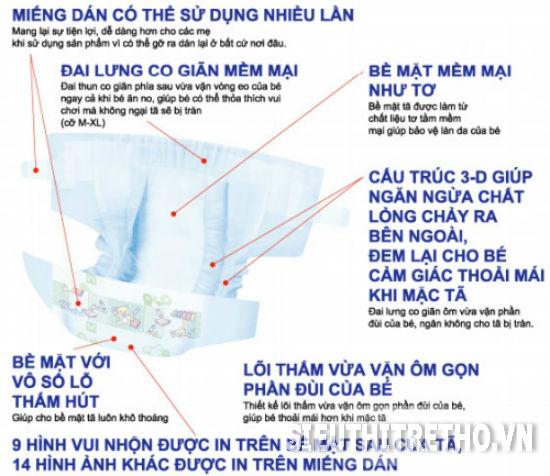 bỉm dán Goon nội địa NB90 (4)