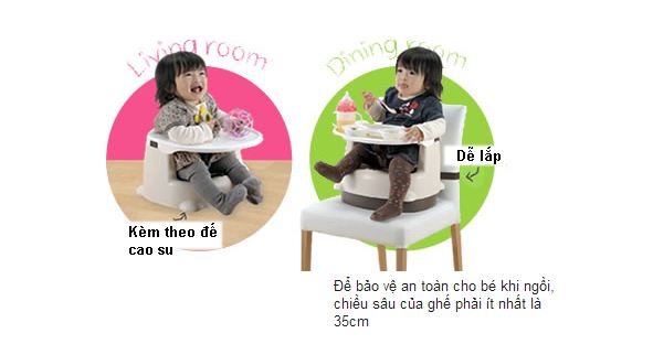 Ghế đúc Richell liền khối