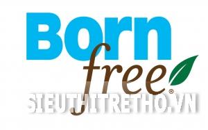 Núm bình cắt chữ Y  Born Free - Bộ 2c 