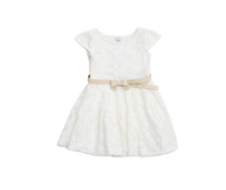 Váy ren Zara trắng phụ kiện thắt lưng