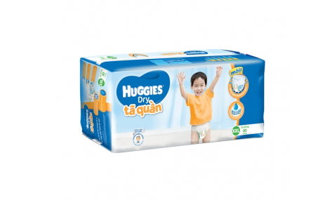 Bỉm quần Huggies Dry Pants Jumbo size XXL - 30 miếng (cho bé trên 14kg)