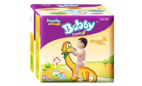 Bỉm dán Bobby Fresh siêu mỏng size XL - 23 miếng (cho bé 12 - 17 kg)