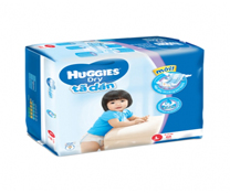 Bỉm Huggies Dry Super Jumbo size L-68 miếng cho bé yêu 8-13kg