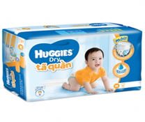 Bỉm quần Huggies Dry Pants Jumbo M42, bỉm số 1 cho bé 5-10kg
